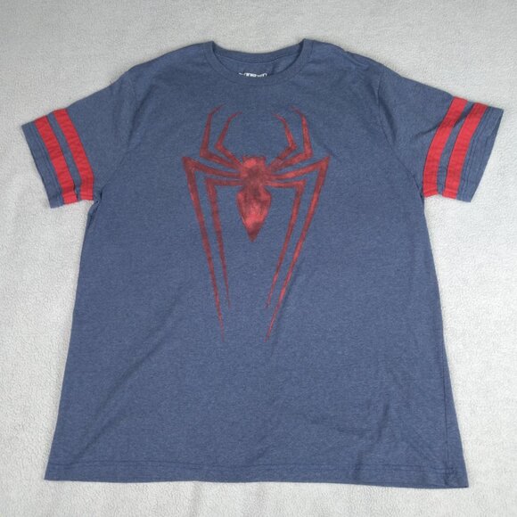 Spider-Man Marvel Retro Graphic Tee Men’s XXL Crew Neck Short Sleeve - Picture 7 of 11